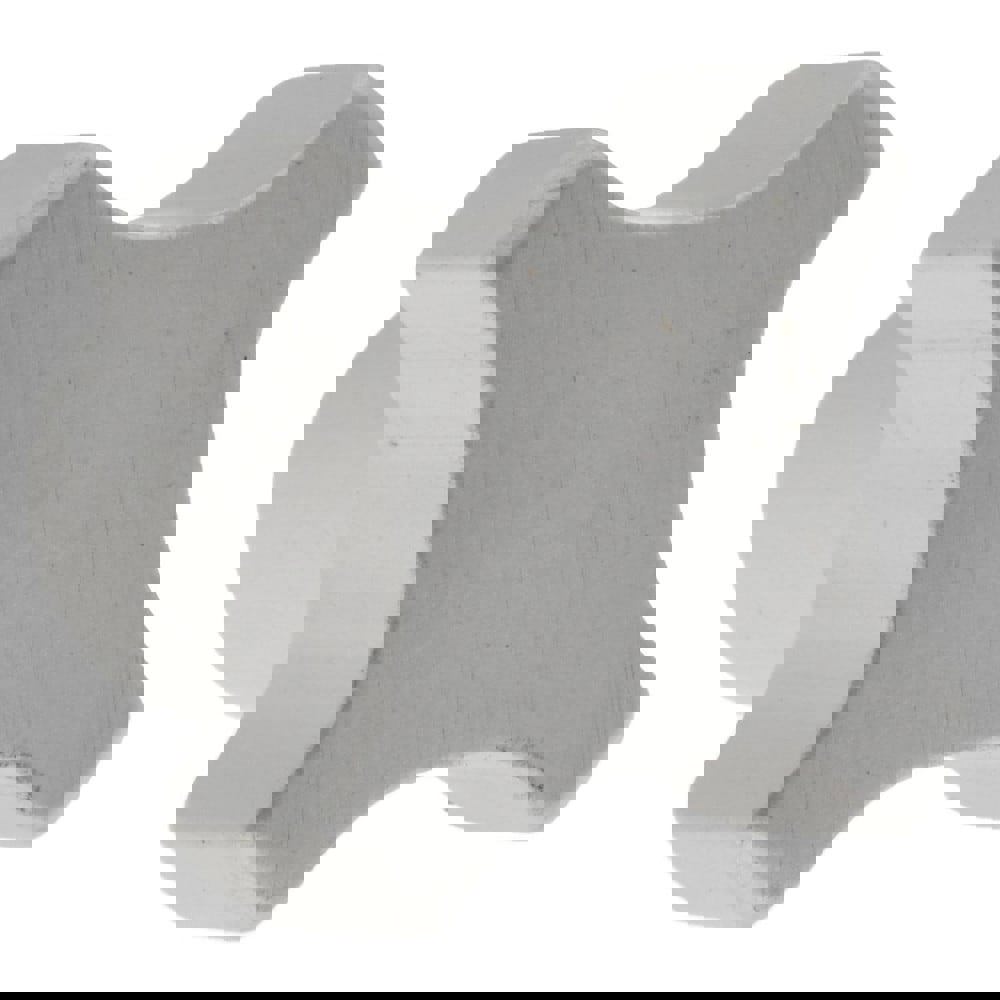 Lobed Knob: 25.4 mm Head Dia, 4 Points, Aluminum